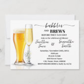 Bubbles & Brews repetitie diner Eucalyptus & Goud Kaart (Voorkant)