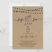 Bubbles & Brews Sip & See Kaart (Voorkant)