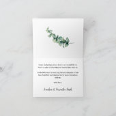 Bubbles & Brews Wedding vouwbaar Bedankkaart (Binnen)