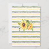 Bubbles & brouwt voor Baby door Zonnebloemen Douch Kaart (Achterkant)