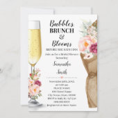 Bubbles Brunch & Blooms voor ik Vrijgezellenfeest  Kaart (Voorkant)