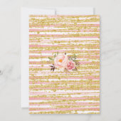 Bubbles Brunch & Blooms voor ik Vrijgezellenfeest  Kaart (Achterkant)