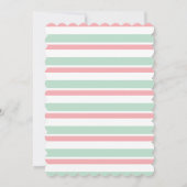 Bubbles & Bubbly vrijgezellenfeest Kaart (Achterkant)