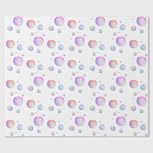 Bubbles Cadeaupapier (Vlak)