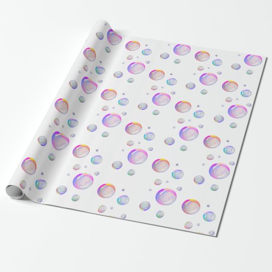 Bubbles Cadeaupapier (Uitgerold)