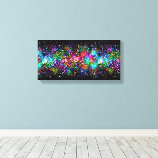 Bubbles Canvas Afdruk (Insitu (Houten vloer))