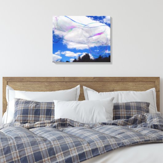 Bubbles Canvas Afdruk (Insitu (Slaapkamer))