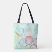Bubbles Canvas tas (Achterkant)