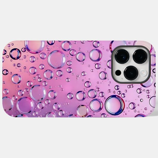 bubbles Case-Mate iPhone case (Achterkant (horizontaal))