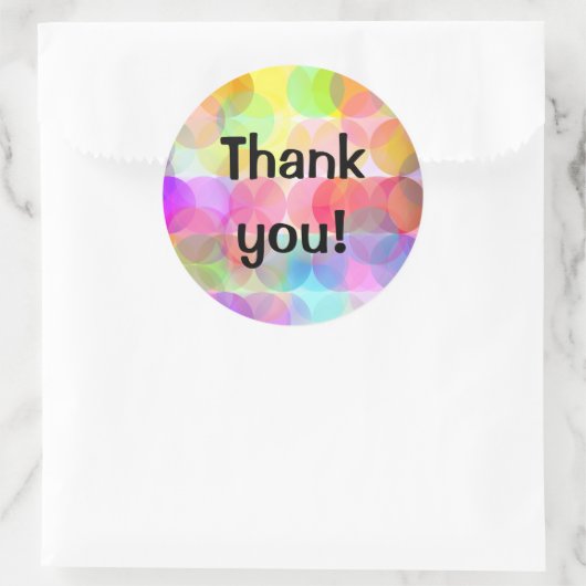 Bubbles - Dank u Sticker (Tas)