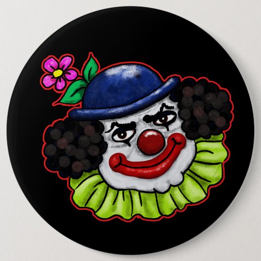 Bubbles de Kloon van Creepy | Halloween Fun Ronde Button 6,0 Cm (Voorkant)