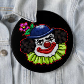 Bubbles de Kloon van Creepy | Halloween Fun Ronde Button 6,0 Cm (In situ)