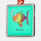 Bubbles, de vis, sjabloon metalen siervoorwerpen metalen ornament (Links)