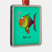 Bubbles, de vis, sjabloon metalen siervoorwerpen ornament (Rechts)