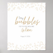 Bubbles die Gold en Black Weduwen Poster afsturen  (Voorkant)