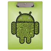 Bubbles Doodle Character voor de Android™-robot Klembord (Voorkant)