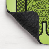 Bubbles Doodle Character voor de Android™-robot Muismat (Hoek)