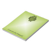Bubbles Doodle Character voor de Android™-robot Notitieblok (Linkerzijde)