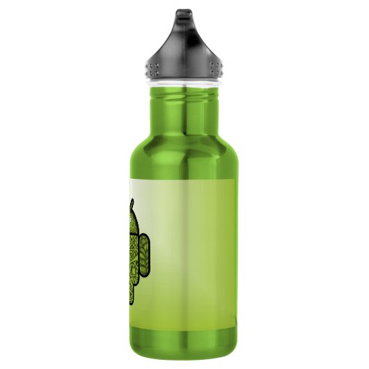 Bubbles Doodle Character voor de Android™-robot Waterfles (Rechts)