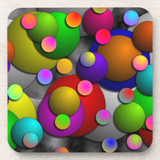 Bubbles door Kenneth Yoncich Bier Onderzetter (Voorkant)