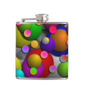 Bubbles door Kenneth Yoncich Heupfles (Voorkant)