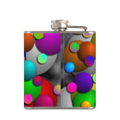 Bubbles door Kenneth Yoncich Heupfles (Achterkant)
