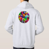 Bubbles door Kenneth Yoncich Hoodie (Achterkant)