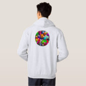 Bubbles door Kenneth Yoncich Hoodie (Achterkant volledig)