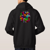Bubbles door Kenneth Yoncich Hoodie (Achterkant)