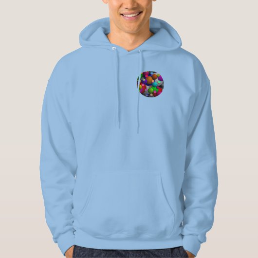 Bubbles door Kenneth Yoncich Hoodie (Voorkant)