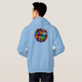 Bubbles door Kenneth Yoncich Hoodie (Achterkant volledig)