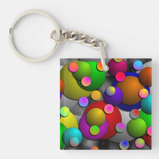 Bubbles door Kenneth Yoncich Sleutelhanger (voorkant)
