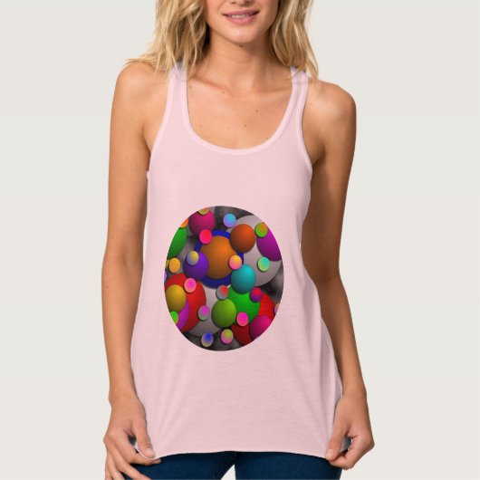 Bubbles door Kenneth Yoncich Tanktop (Voorkant)