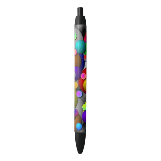 Bubbles door Kenneth Yoncich Zwarte Inkt Pen (Voorkant Verticaal)