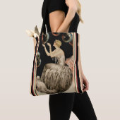 "Bubbles" door Louis Icart - Art Deco-Tas Tote Bag (Dichtbij)