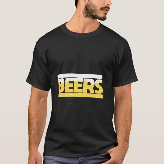 Bubbles Drink spelkampioen bieren T-shirt (Voorkant)