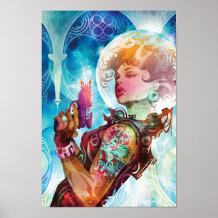 Bubbles en afblazen door Galen Dara Poster