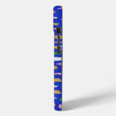 Bubbles en Blues Case-Mate iPhone Case (Achterkant / Links)