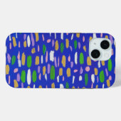 Bubbles en Blues Case-Mate iPhone Case (Achterkant (horizontaal))