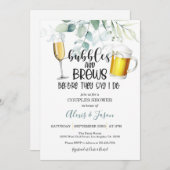 Bubbles en Breudekoppels — Uitnodiging (Voorkant / Achterkant)