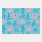 Bubbles en vriendinnetjes die papier van Karla pak Inpakpapier Vel (Voorkant 3)