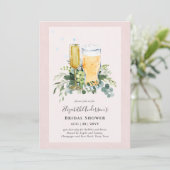 Bubbles en Vrijgezellenfeest-koppels Kaart (Staand voorkant)