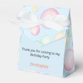 Bubbles & Fins Children's Birthday Bedankdoosjes (Voorkant Zijde)