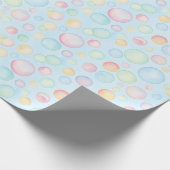 Bubbles & Fins Children's Birthday Bubbles Cadeaupapier (Hoek)