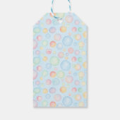 Bubbles & Fins Children's Birthday Cadeaulabel (Achterkant)