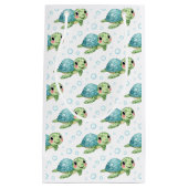Bubbles & Fins Children's Birthday Turtle Klein Cadeauzakje (Voorkant)