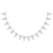 Bubbles & Fins Children's Birthday Vlaggetjes (Alle)