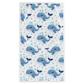 Bubbles & Fins Children's Birthday Whale Klein Cadeauzakje (Achterkant)