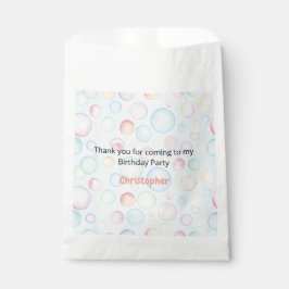 Bubbles & Fins Kinderverjaardag Bedankzakje