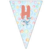 Bubbles & Fins Kinderverjaardag Vlaggetjes (Tweede vlag)